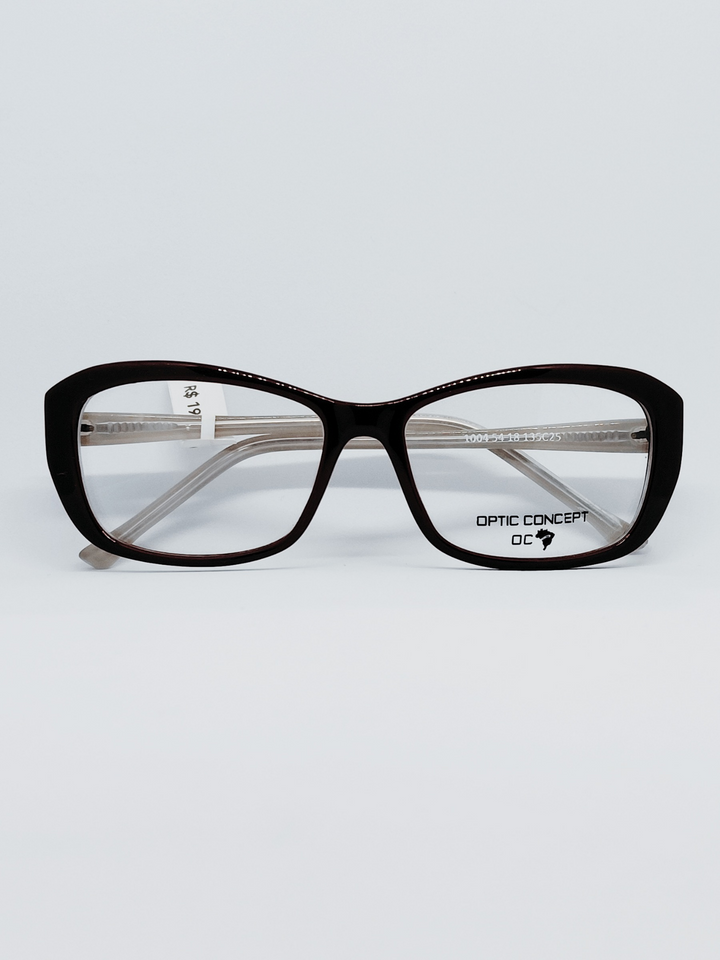 Armação Optic Concept 1004 Gatinho Vinho