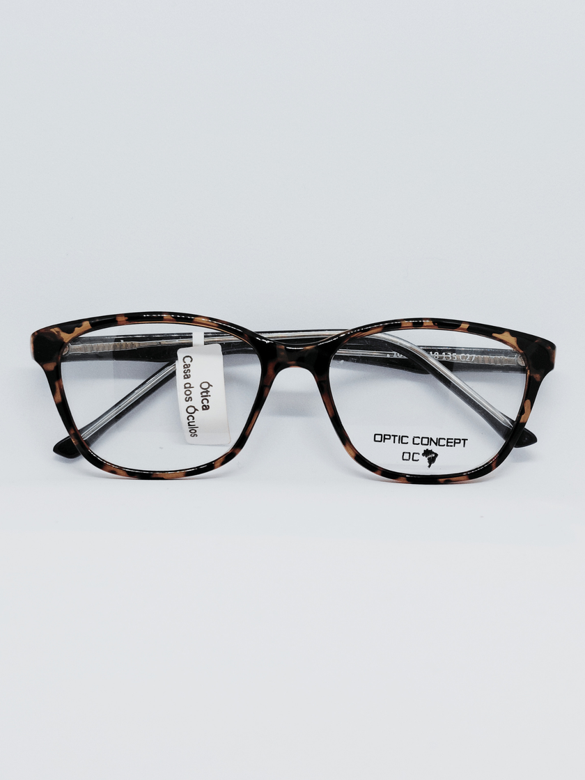 Óculos de Grau Optic Concept 1016 Gatinho Tartaruga