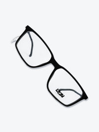 Armação Masculina AZAK ZZ4260 C2 Retangular Preto e Cinza com Clip-on - foto 10