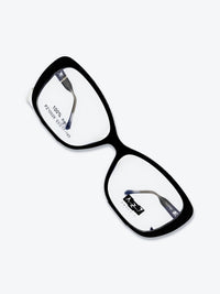 Armação Feminina AZAK PZ10026 Oval Preto com Clip-on - foto 10