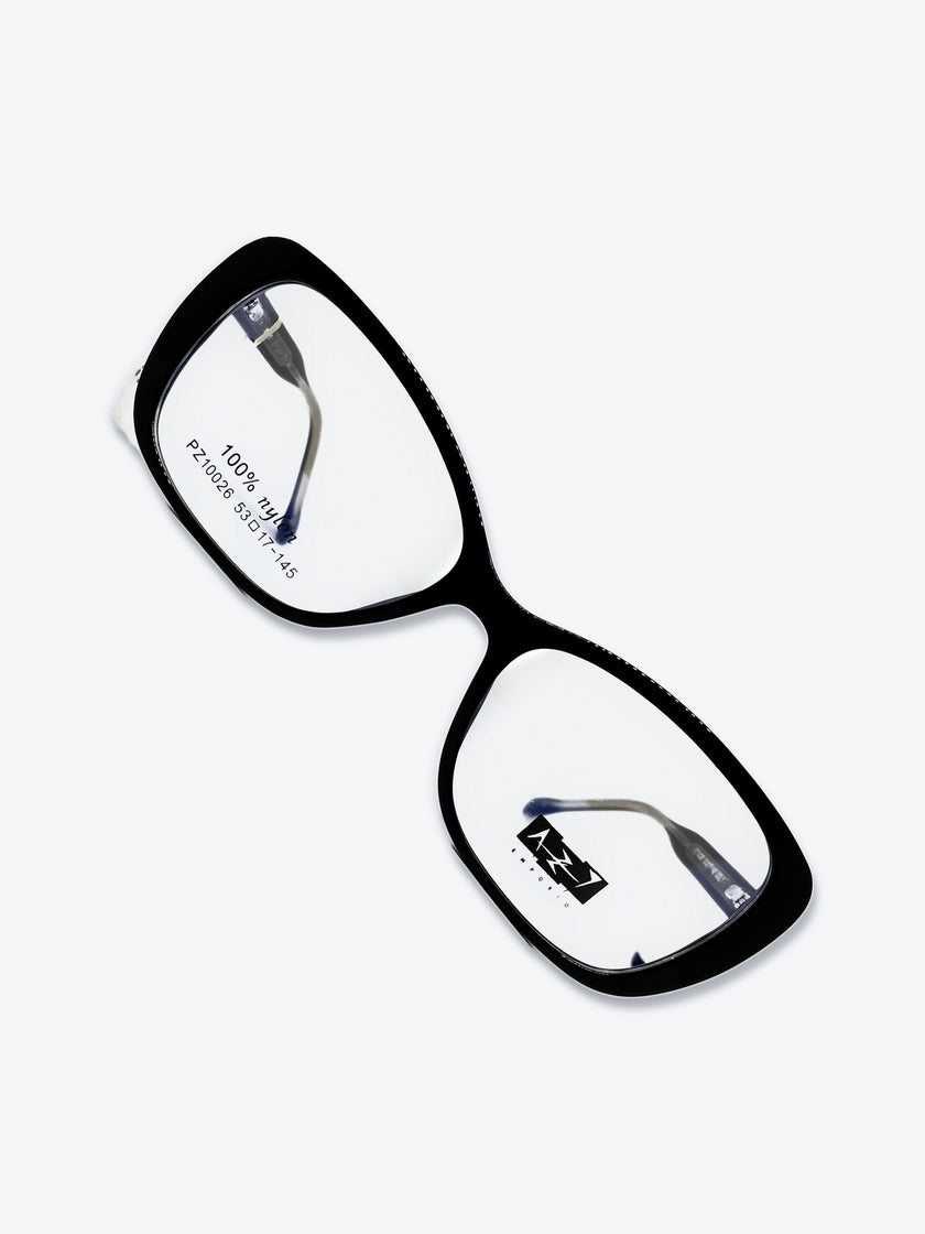 Armação Feminina AZAK PZ10026 Oval Preto com Clip-on - foto 10
