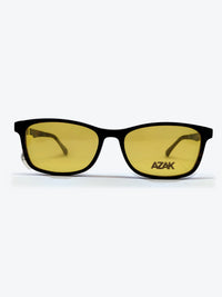 Armação Feminina AZAK T620 Retangular Tartaruga com Clip-on - foto 10