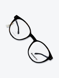Armação Masculina Reserva RSV2621 Redonda Preto e Amarelo Tartaruga com Clip-on - foto 10