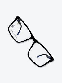 Armação Masculina PZ8266 Retangular Preto com Clip-on - foto 10