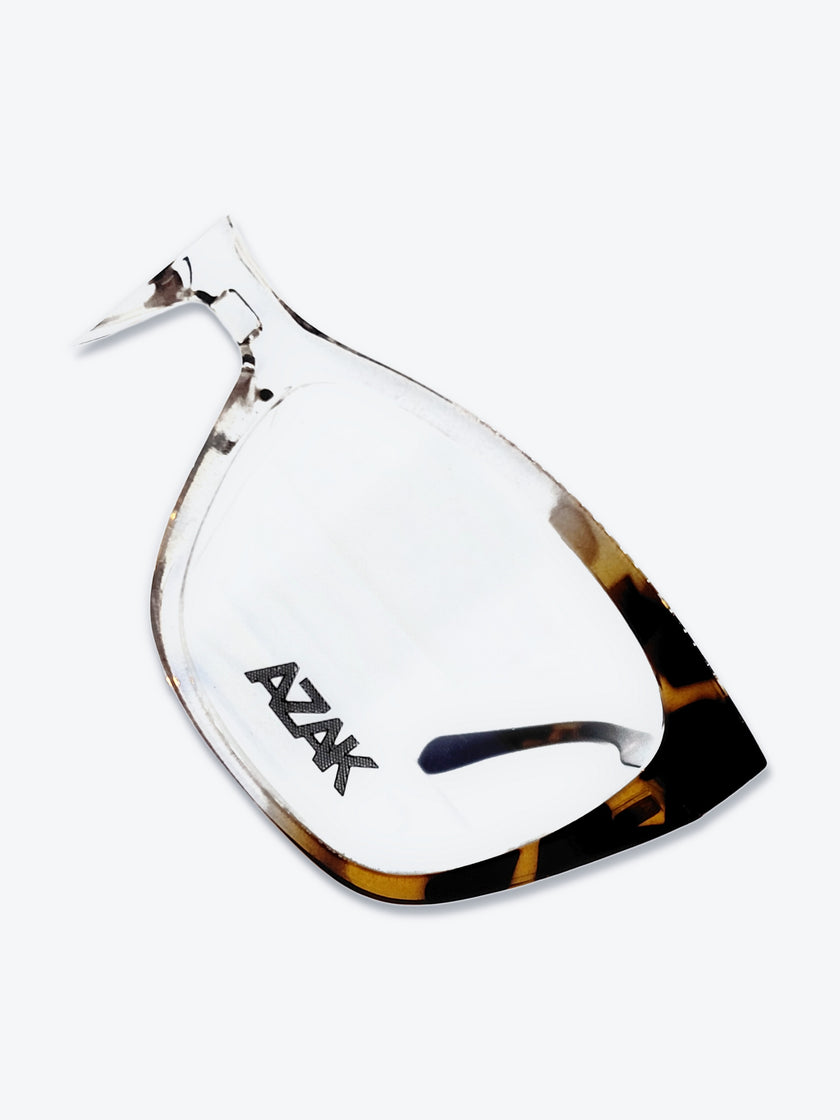 Armação Feminina AZAK PZ10093 Gatinho Tartaruga e Transparente com Clip-on - foto 10