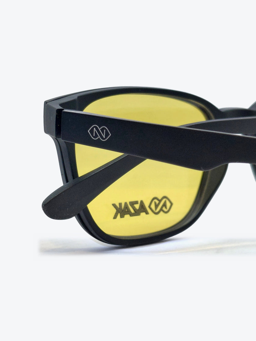 Armação Masculina AZAK T621 C2M Retangular Preto e Cinza com Clip-on - foto 12