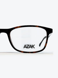 Armação Feminina AZAK T620 Retangular Tartaruga com Clip-on - foto 13