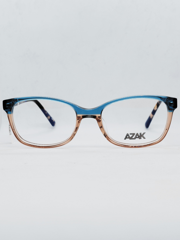 Armação AZAK HR-Z813 Retangular Azul e Caramelo - foto 1