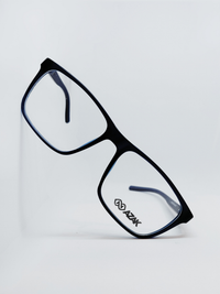 Armação Masculina AZAK H002 Retangular Preto e Azul - foto 1