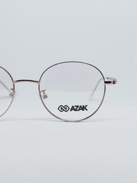 Armação Feminina AZAK 6702 Redonda Rosé - foto 1