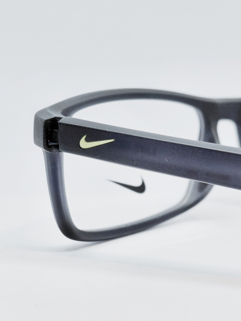 Armação Masculina Nike 7119 Retangular Preto e Verde - foto 2