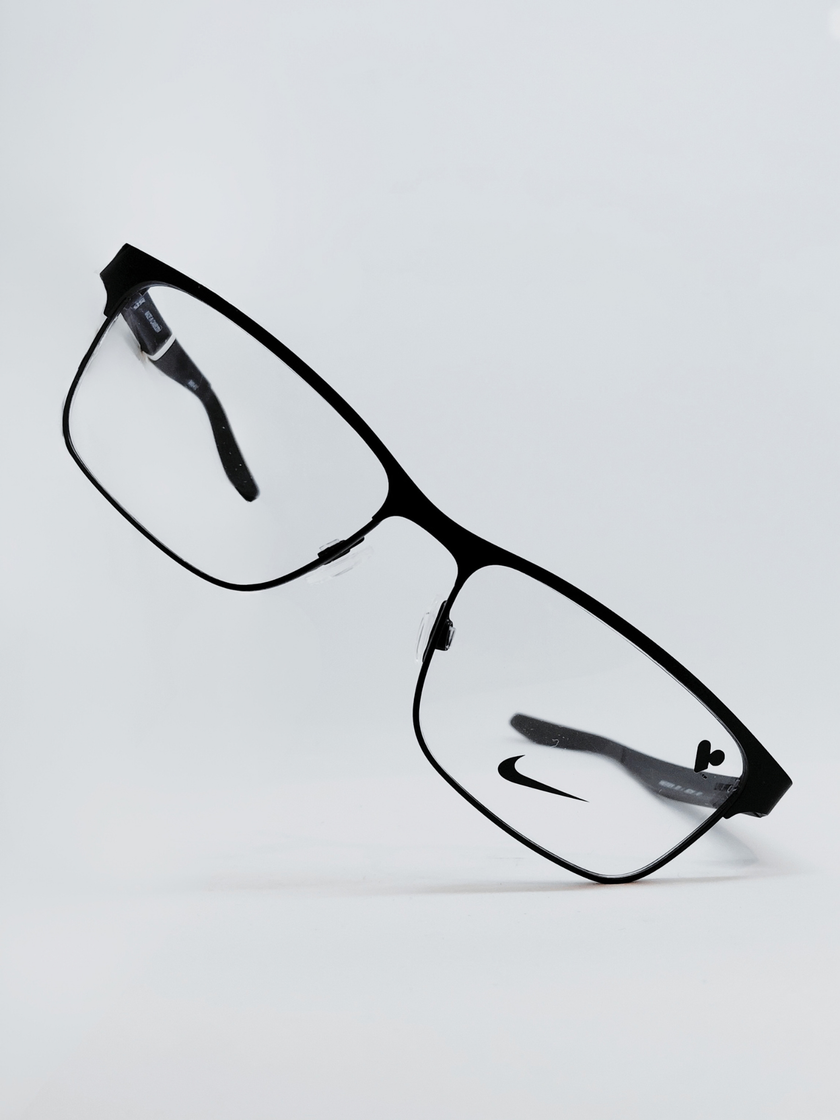 Armação Masculina Nike 8130 N Retangular Preto - foto 2
