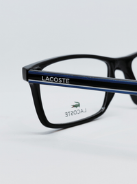 Armação Masculina Lacoste L2858 Retangular Preto - foto 2
