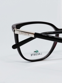 Armação Lacoste L2892 Quadrada Preto e Dourado - foto 2