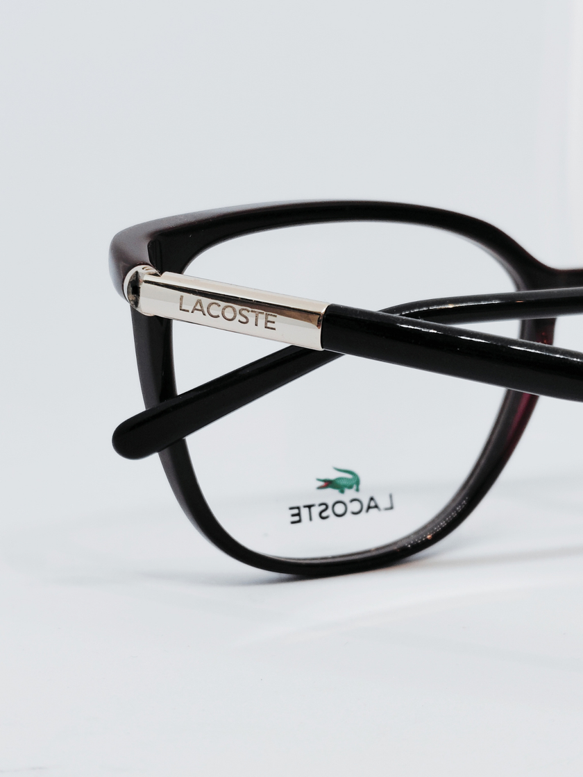 Armação Lacoste L2892 Quadrada Preto e Dourado - foto 2