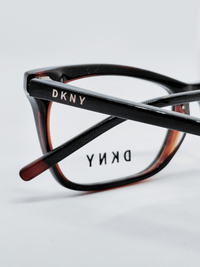 Armação Feminina DKNY DK5046 Gatinho Preto e Marrom Translúcido - foto 2