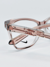 Armação Feminina Nike 5063 Quadrada Rosé Translúcido - foto 2