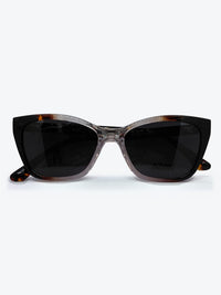 Armação Feminina AZAK PZ10093 Gatinho Tartaruga e Transparente com Clip-on - foto 1