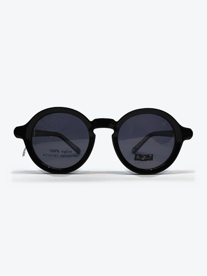 Armação AZAK PZ101781 Redonda Preto com Clip-on - foto 1
