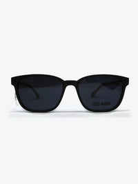 Armação Masculina AZAK T621 C2M Retangular Preto e Cinza com Clip-on - foto 1