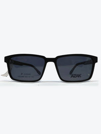 Armação Masculina AZAK PZ2289 Retangular Preto com Clip-on - foto 1