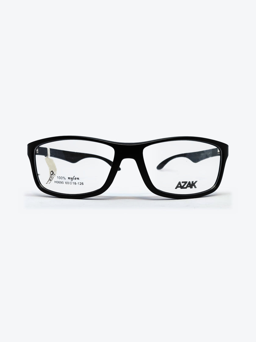 Armação Masculina AZAK H0690 Retangular Preto - foto 1