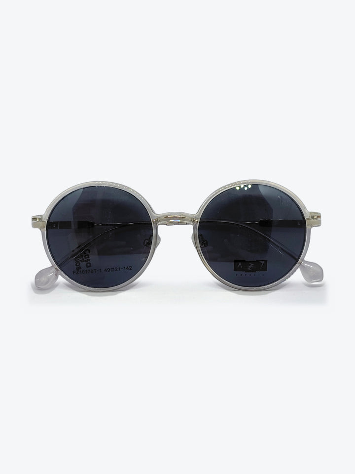 Armação Feminina AZAK PZ10170T Oval Prata com Clip-on - foto 1
