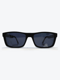 Armação Masculina HB M.0428 Retangular Preto com Clip-on - foto 1