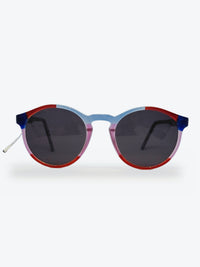 Óculos de Sol M29 Redondo Azul, Vermelho e Rosa - foto 1