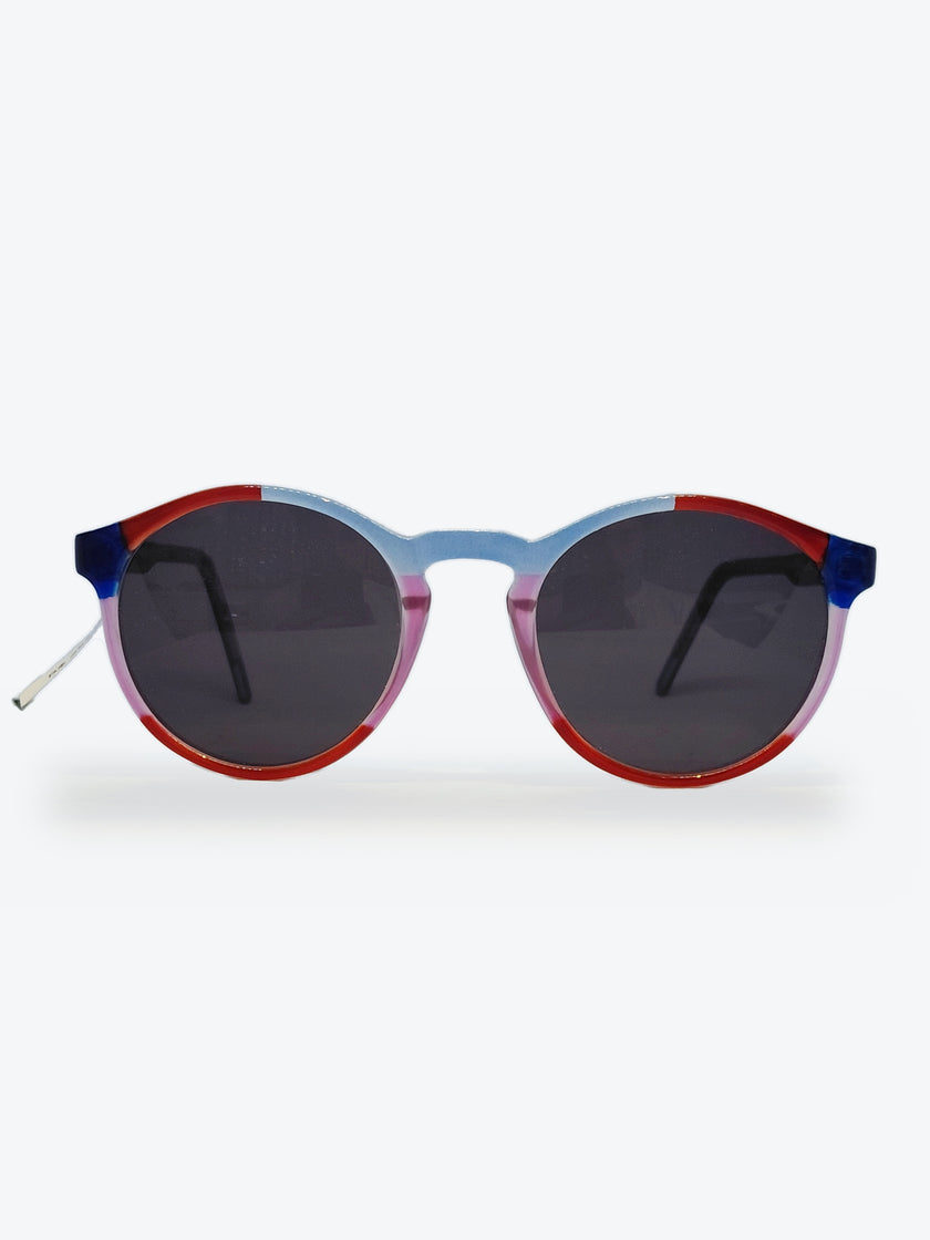 Óculos de Sol M29 Redondo Azul, Vermelho e Rosa - foto 1