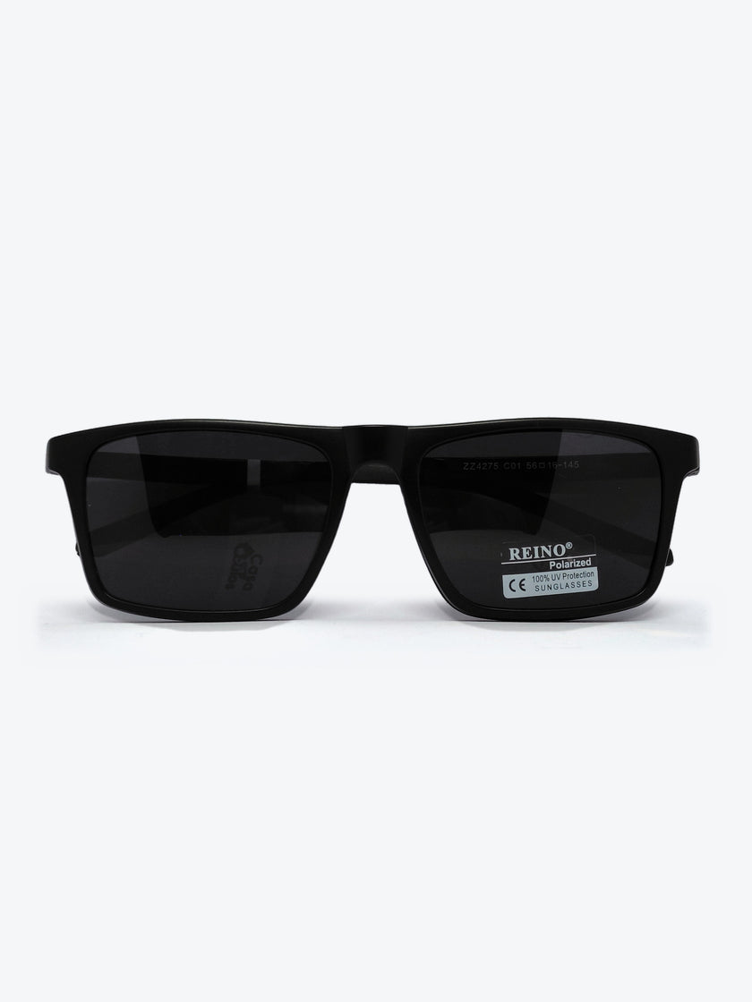 Armação Masculina AZAK ZZ4275 Retangular Preto com Clip-on - foto 1