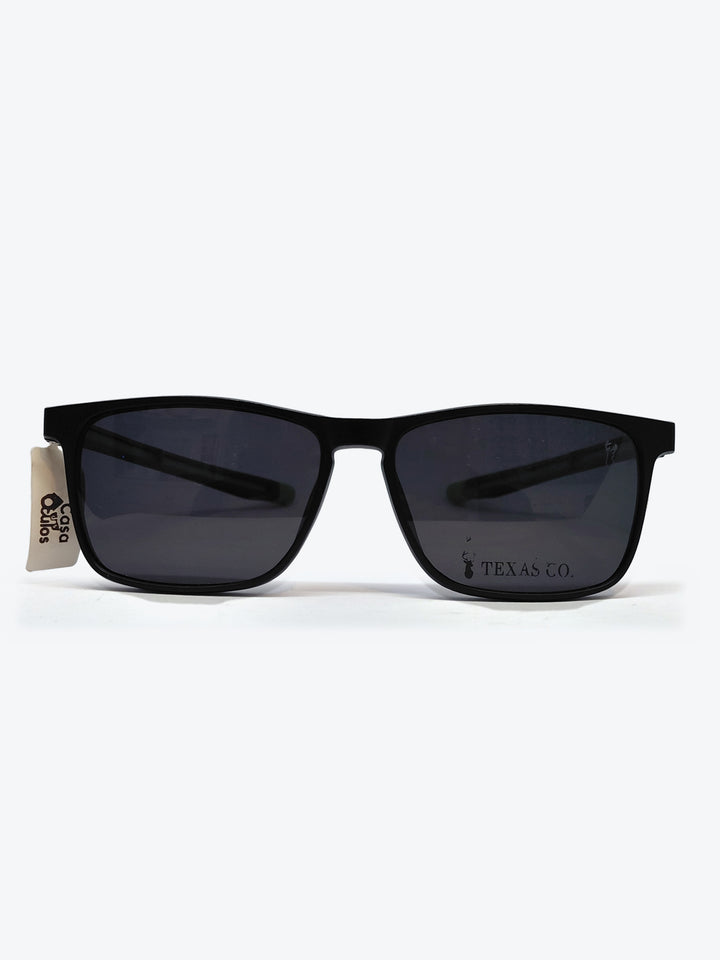 Armação Masculina 97721 Retangular Preto e Verde com Clip-on - foto 1