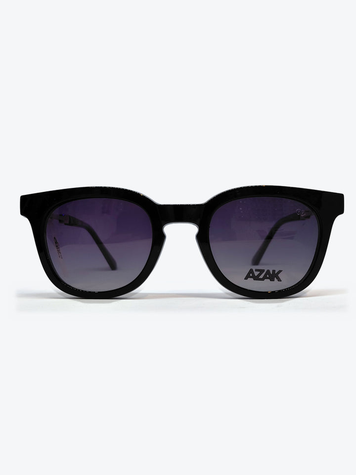 Armação AZAK AZ4032 Redonda Preto e Bronze com Clip-on - foto 1