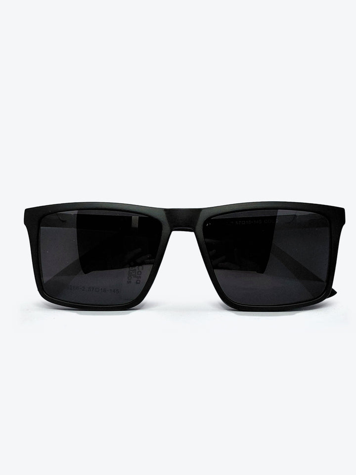 Armação Masculina PZ8266 Retangular Preto com Clip-on - foto 1
