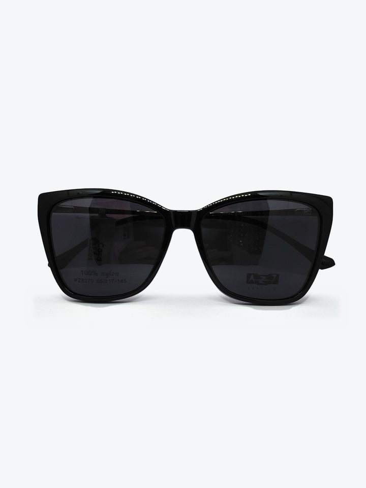 Armação Feminina AZAK PZ8270 Gatinho Preto e Dourado com Clip-on - foto 1