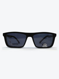 Armação Masculina HB M.0531 Retangular Preto com Clip-on - foto 1