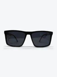 Armação Masculina PZ8266 2 Retangular Preto com Clip-on - foto 1