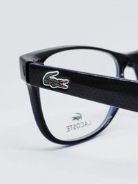 Armação Masculina Lacoste L2743 Retangular Azul Marinho - foto 4