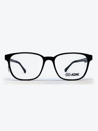 Armação Masculina AZAK T621 C2M Retangular Preto e Cinza com Clip-on - foto 2