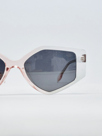 Óculos de Sol AZAK HA2325 Geométrica Rosa e Cristal - foto 3