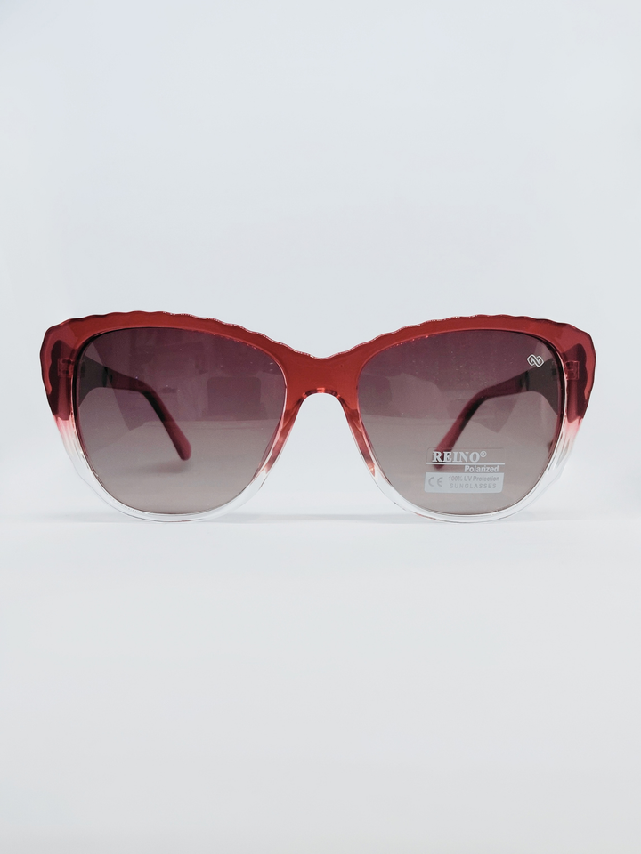 Óculos de Sol AZAK TP7410 Gatinho Vermelho Degradê - foto 1
