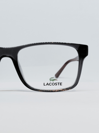 Armação Masculina Lacoste L2741 Retangular Preto e Bordô - foto 2