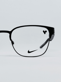 Armação Masculina Nike 8156 Retangular Preto e Cinza - foto 3