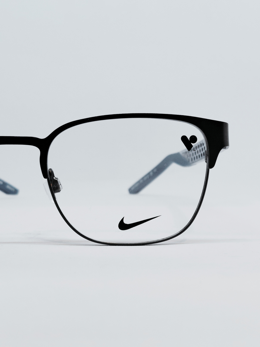 Armação Masculina Nike 8156 N Retangular Preto e Azul - foto 3