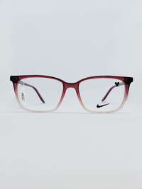 Armação Feminina Nike 7049 Retangular Rosé Degradê - foto 3