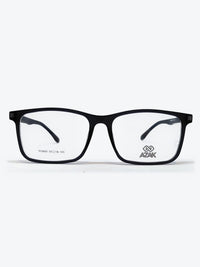 Armação Masculina AZAK W2669 Retangular Preto com Clip-on - foto 2