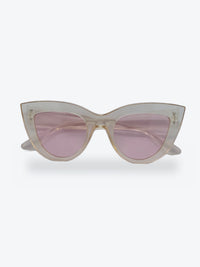 Óculos de Sol NADO56119 Gatinho Transparente e Lente Rosa - foto 2