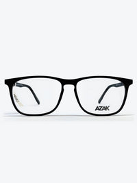 Armação Masculina AZAK OM5035 Retangular Preto com Clip-on - foto 2