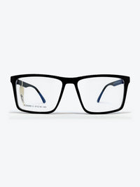 Armação Masculina PZ8266 2 Retangular Preto com Clip-on - foto 2