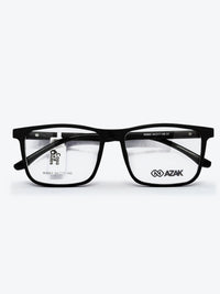 Armação Masculina AZAK W2663 Retangular Preto com Clip-on - foto 2